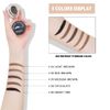 SHEEYOON Eyebrow Stamp Stencil Kit, One Step Brow Shaping Kit with Brow Pomade and 10 Easy Brow Stencils, Waterproof & Long Lasting Brow Pomade and Stencils Kit (03 Medium-Brown)