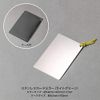 HORIUCHI MIRROR (Business Card Size Unbreakable Mirror), Safe and Safe, Unbreakable Stainless Steel Card Mirror, Green String Included, Convenient for Checking Looks in Your Pocket, Cute, Cool, Makeup Mirror, For Sales, Going Out, Made in Japan