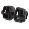 Black Handlebar Hand Control Switch Housing Cover Kits For Harley Dyna Softail
