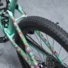 Dyedbro Mtb Frame Protector Camo Matte White, One Size