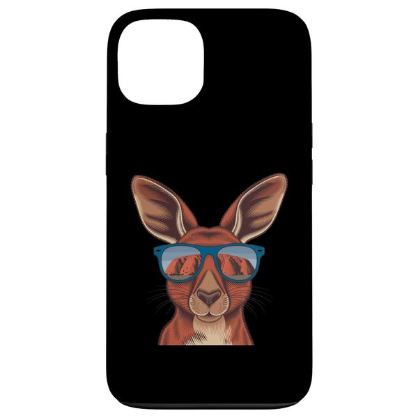 Kangaroo With Sunglasses Uluru Reflection Case for iPhone 13