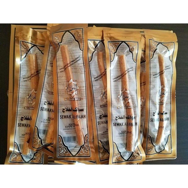 Sewak Al-Falah: Miswak (Traditional Natural Toothbrush) (10 Pack) by Sewak Al-Falah