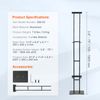 Poster Stand Floor Standing Sign Holder 75" Adjustable Height Double-Sided