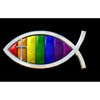 CafePress Rainbow Fish Oval Sticker Oval Car Bumper Sticker