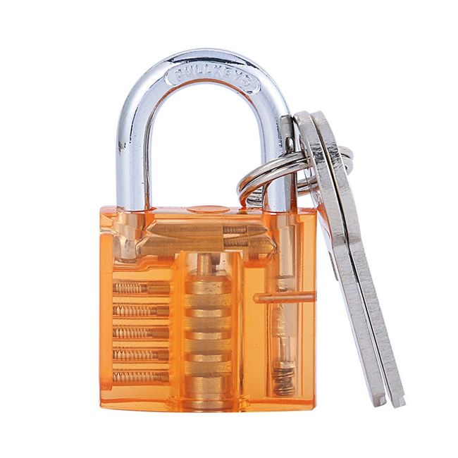 Visible See-Through Combination Padlock - CutAway Practice Version