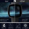 Yolin [2-Pack] All-around TPU Screen Protector Compatible with Fitbit Versa 3, Soft Protective Case For Fitbit Versa 3 (1 Black + 1 Transparent)