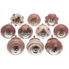 Mango Tree Mixed Set of Pink & White Ceramic Cupboard Knobs/door knobs/drawer knobs x Pack 10 (MG-202)