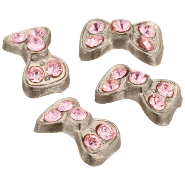 Nail On Jewelry VNJ-4 Silver Rose S
