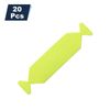 sourcing map 20pcs Vinyl Squeegee Fabric 5 Inch Pre-Cut Self-Adhesive Microfiber Replacement Felt for Squeegee Application Tool, Green