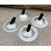 DharmaObjects 2 Pairs Pro Silver Fingers Cymbal Zills Belly Dancing