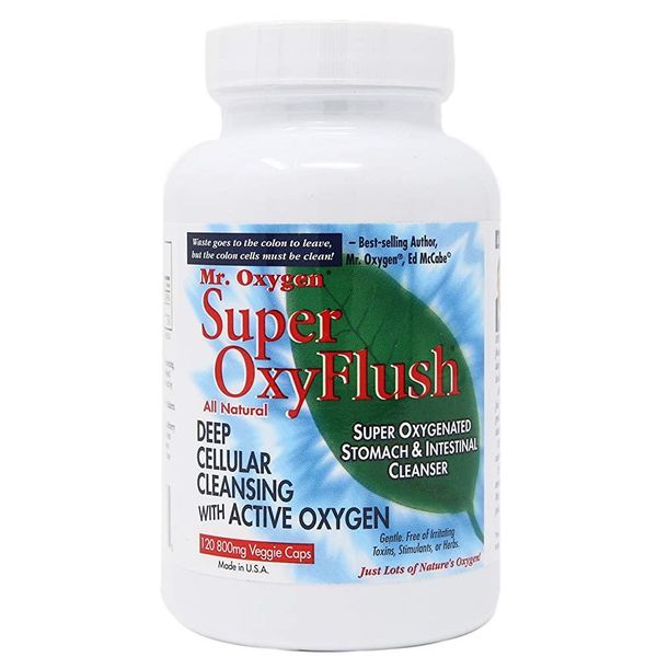 SUPEROxyFlush® Unleashed Absolute TOP Best Colon Cleanser 120 Caps