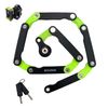 bosvision Folding Bicycle Lock with 2 Disc Keys with Frame Mount