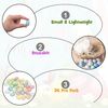 SRV Hub 36Pcs Easter Mini Eggs, Easter Decorations, Artificial Bird Eggs, Decorative Easter Eggs, Speckled Eggs for Kid Art Crafts Supplies
