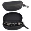SUNTRADE 3 x Black Hard Case Glasses Case, black