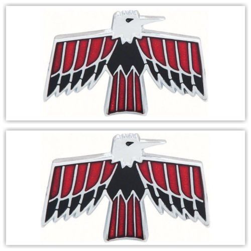 OER 9789589-2 1967-1968 Pontiac Firebird Bird Logo Front Fender Emblem Set/Pair