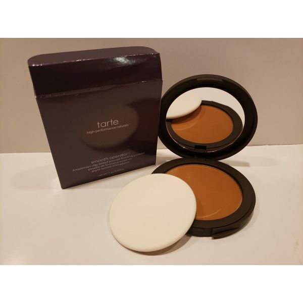 Tarte ~ Smooth Operator ~ Amazonian Clay Tint pressed Powder ~ Deep ~ NIB