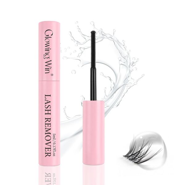 Glowing Win Lash Remover Cluster Eyelash Glue Remover For Extensions Individual Lash Remover 5ml Eyelash Extension Remover Fast Removal For Home Use