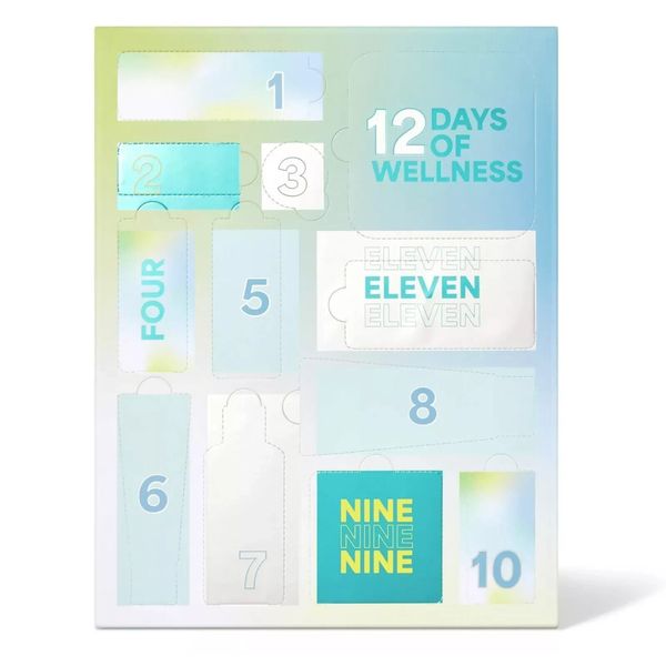 Bath and Body 12 Days of Wellness Self Care Gift Set Advent Calendar 12ct
