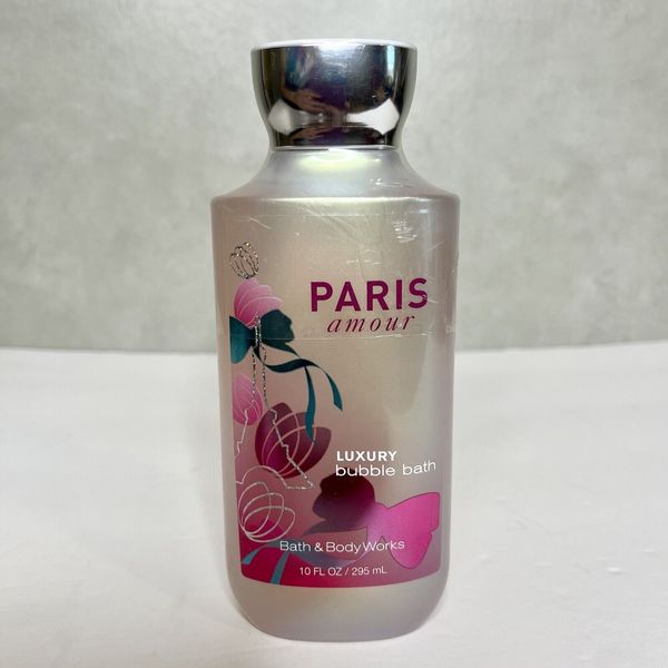 NEW Bath & Body Works PARIS AMOUR Luxury Bubble Bath 10 Fl Oz RETIRED SCENT