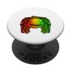 Reggae, cooler Hai, Dreadlocks, Dreads, Rasta, Rastafari PopSockets mit austauschbarem PopGrip