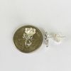Sterling Silver 9.5mm dainty Scorpion post stud earrings.