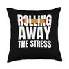 Rolling Away The Stress Flatbread Norwegian Cuisine Lefse Throw Pillow