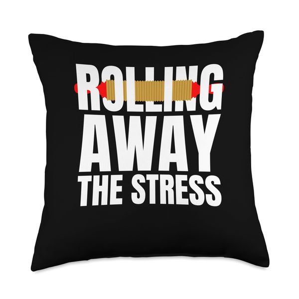 Rolling Away The Stress Flatbread Norwegian Cuisine Lefse Throw Pillow