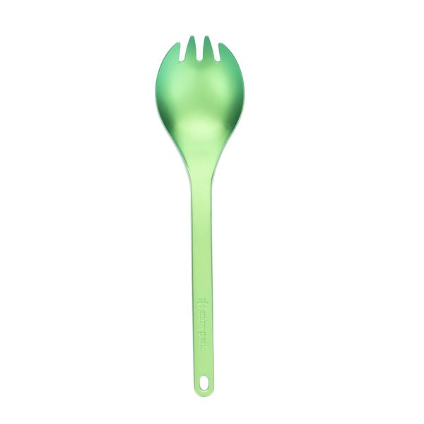 Snow Peak Ultralight Titanium Spork, Green,40 x 165mm