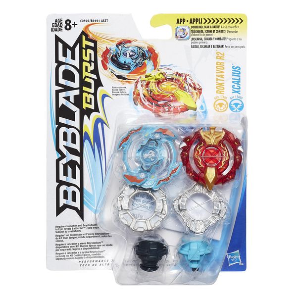 Beyblade Burst Dual Pack Roktavor R2 & Xcalius