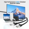 Cable Matters Snagless Cat 6a, Cat6a (SSTP, SFTP) Shielded Ethernet Cable in Black 9m