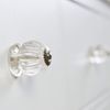 Nicola Spring Glass Cupboard Drawer Handle Knobs - Pack of 6