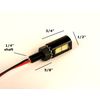 LED Panel Post Light 12 VDC - Waterproof & Vibration Proof - White LED 12V