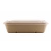 [ 2 Pack of 75 ] Compostable Eco Friendly Container Trays with Lids 34oz.