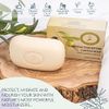 Carolina Castile Soap Vegan Unscented Castile Bar Soap – 6 Bars of Natural Soap for Men, Women, and Kids – Gentle, Hydrating Castile Soap Bars with Organic Cocoa Butter and Olive Oil, 5 Oz. Each