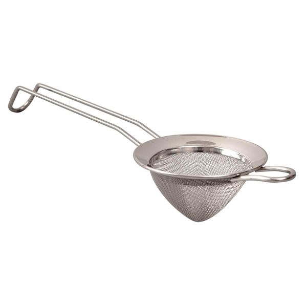 Beaumont Fine Mesh Strainer, Stainless Steel, Cocktail Drinks Strainer, Size: 47(H)x79(W)x229(D)mm, Wipeable for Easy Clean, CZ586