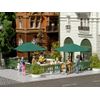 Vollmer 7665 – Beer Garden Parasols, Model Assembly Kit