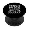 Funny Warning Sign May Start Talking About Apple Pie PopSockets Adhesive PopGrip