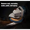 10pc 125mm medium grit POLY STRIP DISC WHEEL PAINT RUST REMOVAL CLEAN AND STRIP