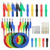 30pcs Multimeter Test Lead Set 4mm Banana Plug Alligator Clips Probes Wire Tool