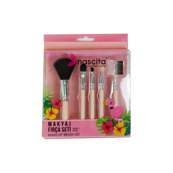 CLZ214 Makyaj Fırça Seti 5 Li Make-Up Brush Set Professional