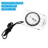 PATIKIL Orienteering Compass for Camping and Survival Navigation Inclined Scale Map Compass White