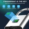 Biometric Fingerprint Padlock Rechargeable Keyless Lock Waterproof Smart Locker