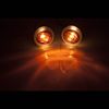 Mini Cateye Turn Signal Flush Mount Universal Motorcycle Amber Smoke Blinker