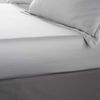 Catherine Lansfield Silky Soft Satin Double Fitted Sheet Silver Grey