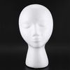 Bordhap Foam Mannequin Wig Head Display Hat Cap Wig Holder White Foam Head
