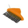 3-in-1 Weed Remover Tool Wire Brush Scraper Moss Patio Decking Block Paving Path Driveway Adjustable 140cm Handle Replaceable Heads