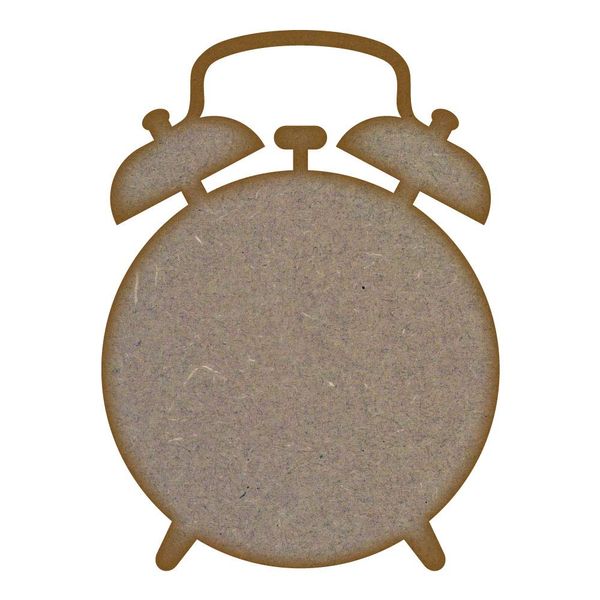 Alarm Clock - Laser Cut 3mm MDF Craft Shape Blanks (Extra Large)