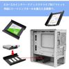 Size Conversion Bracket for 2.5HDD/SSD3.5 Metal SSD Conversion Bracket SSD/HDD Mounting Bracket SSD Holder for ssd Mounter PC with 8 Screws (2 Set)