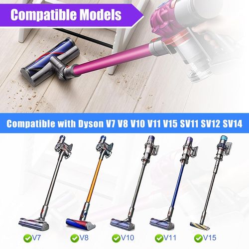 Direct Drive Brush Head Quick-Release Motorhead Cleaner Head for Dyson V7 V8 V10 V11 V15 SV12 Vacuum Cleaner