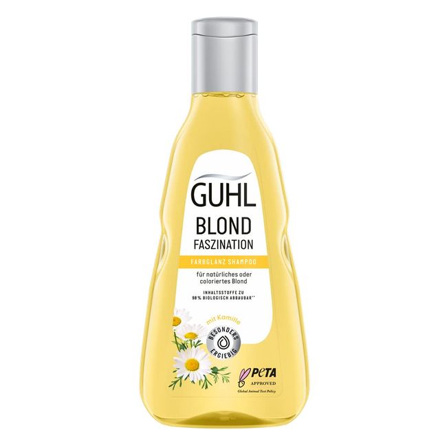 Guhl Blond Faszination Shampoo - Inhalt: 250 ml - Haartyp: blond, blondiert